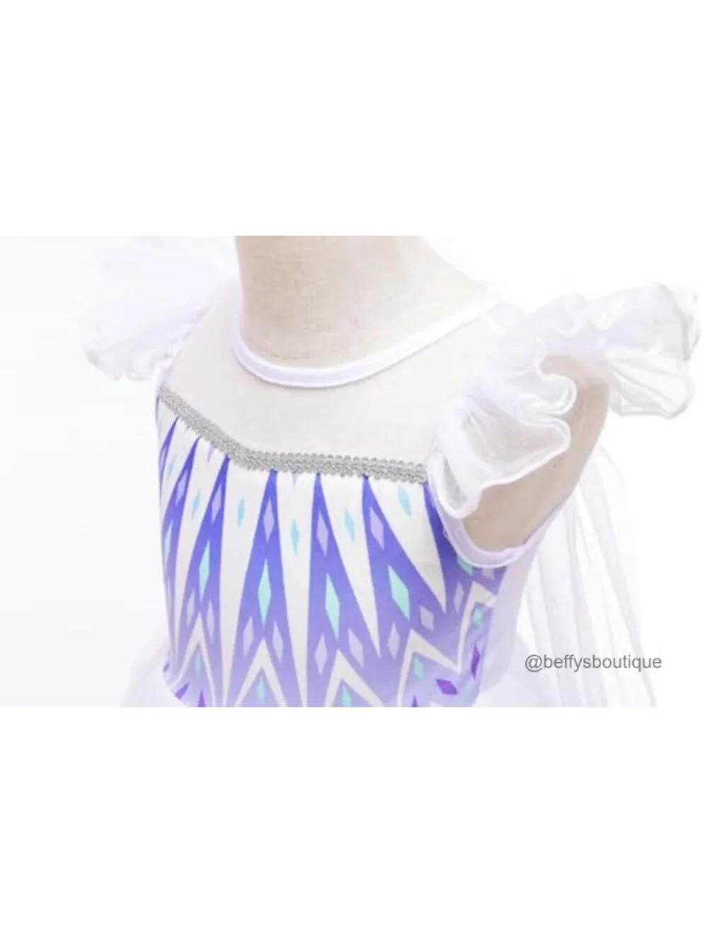 Girls Princess Dress with Tulle Skirt Halloween Costume Party Fancy Outfit